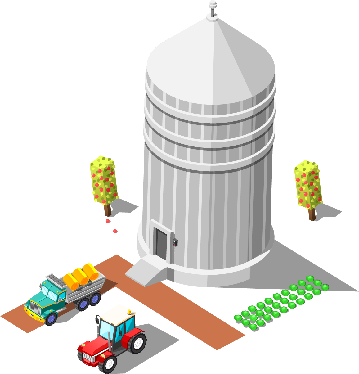 Silo Illustration
